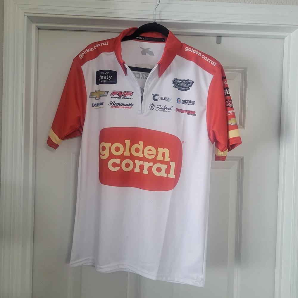 Jordan Anderson Racing NASCAR Xfinity Series Golden Corral Pit Crew Shirt medium